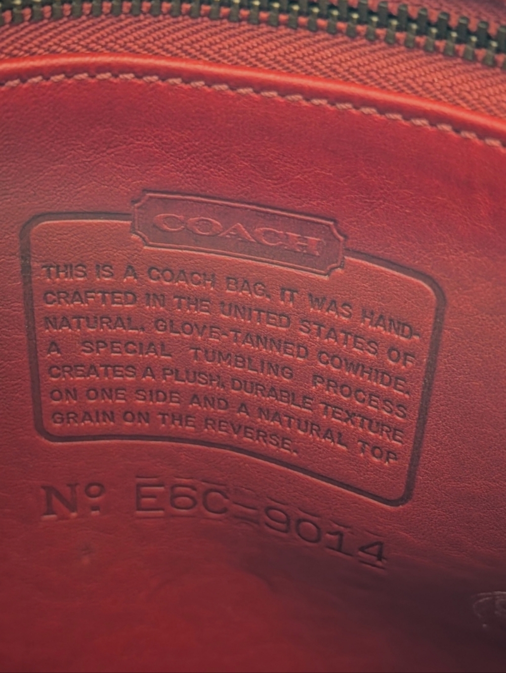 COACH Berkeley Saddle Bag in Red Suede 9014 - Picture 2 of 4